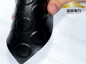 圓凸點防滑絕緣橡膠墊，